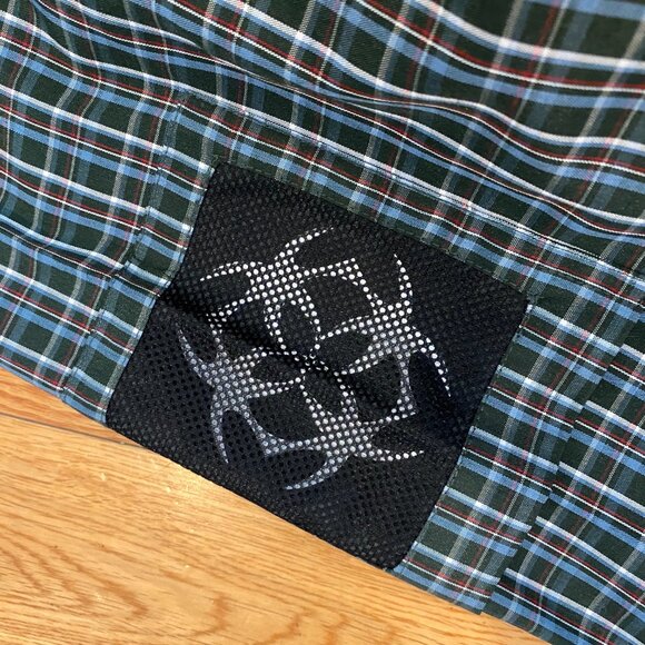 Bugle Boy Jean Company Button Up Shirt Long Sleeve Plaid Pocket 3XL BB-77-01 - Picture 11 of 13